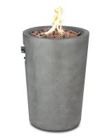 Газовый уличный стол-камин Clifton Compact Round Grey