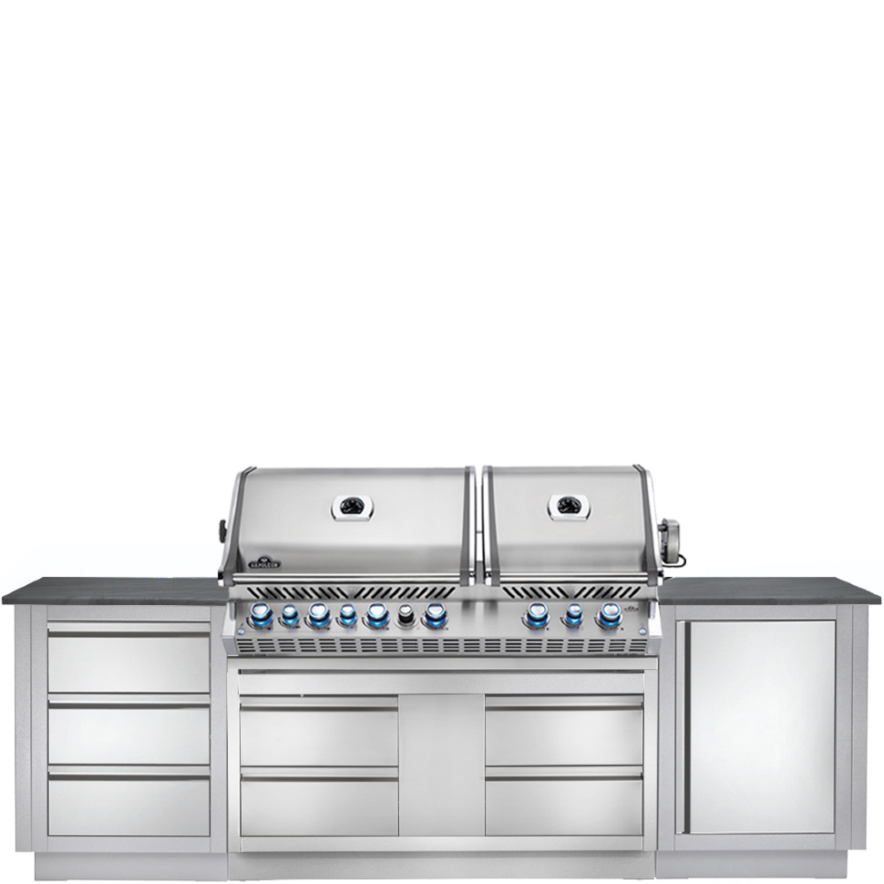 Летняя кухня Oasis 100 с грилем Napoleon Prestige BIPRO-825