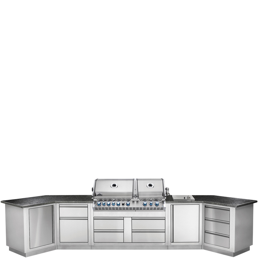 Летняя кухня Oasis 400 с грилем Napoleon Prestige BIPRO-825