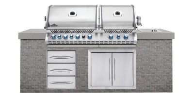 Встраиваемый газовый гриль Napoleon Prestige BIPRO-825