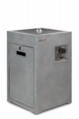 Газовый уличный стол-камин Clifton Compact Square Grey