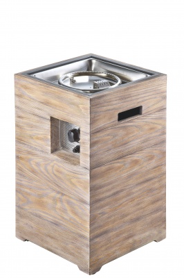 Газовый уличный стол-камин Clifton Compact Square Lime