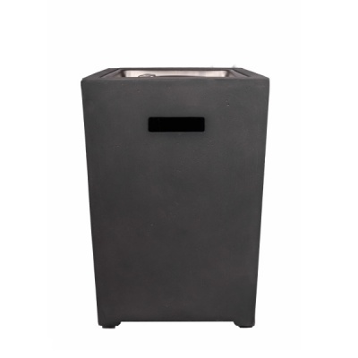 Газовый уличный стол-камин Clifton Compact Square Grey