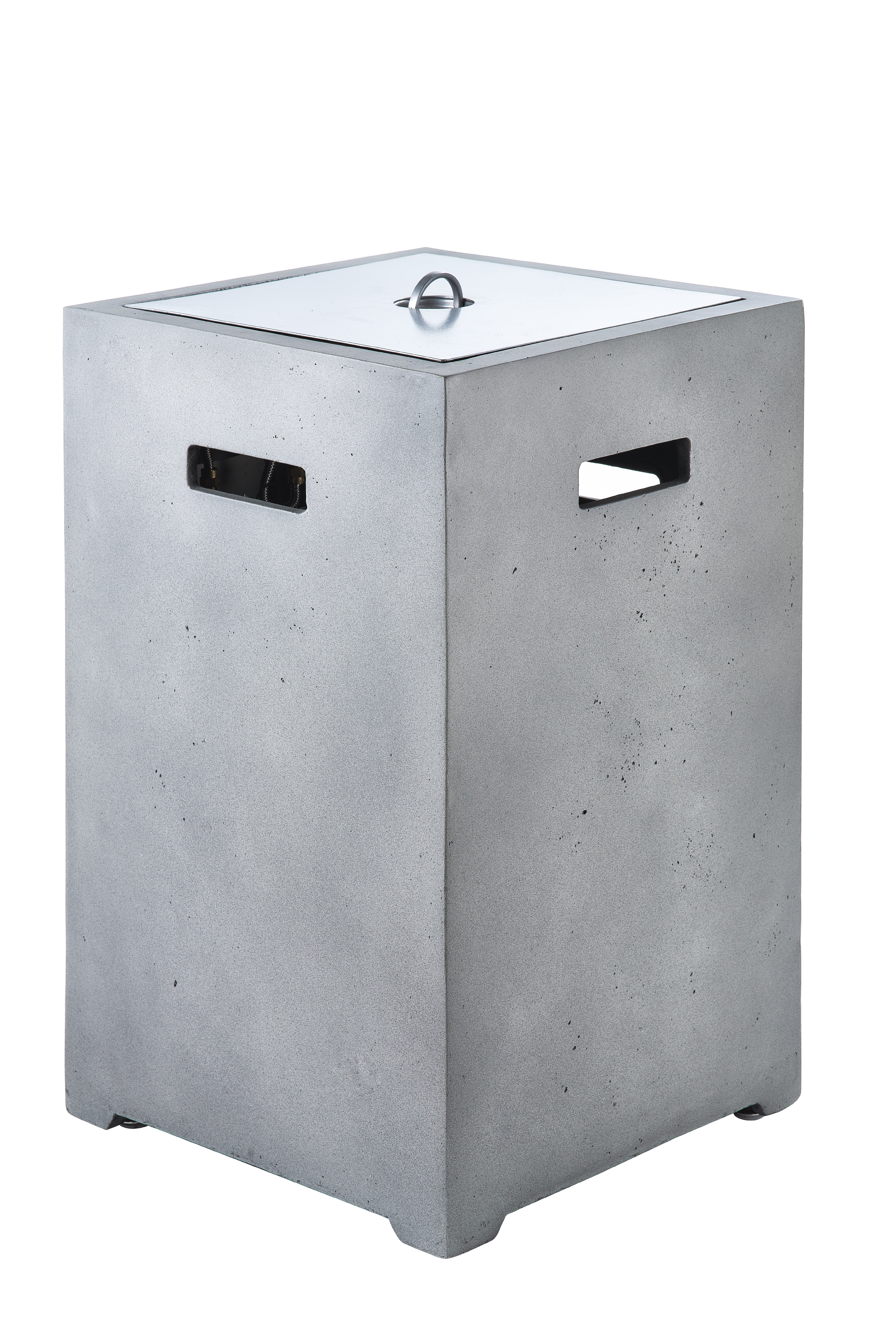 Газовый уличный стол-камин Clifton Compact Square Grey