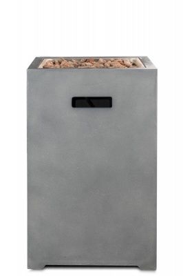 Газовый уличный стол-камин Clifton Compact Square Grey