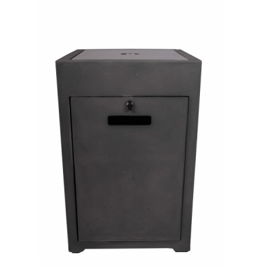 Газовый уличный стол-камин Clifton Compact Square Grey