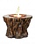 Газовый уличный стол-камин Clifton Wood Trunk