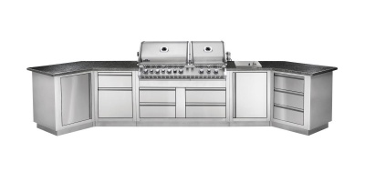 Встраиваемый газовый гриль Napoleon Prestige BIPRO-825